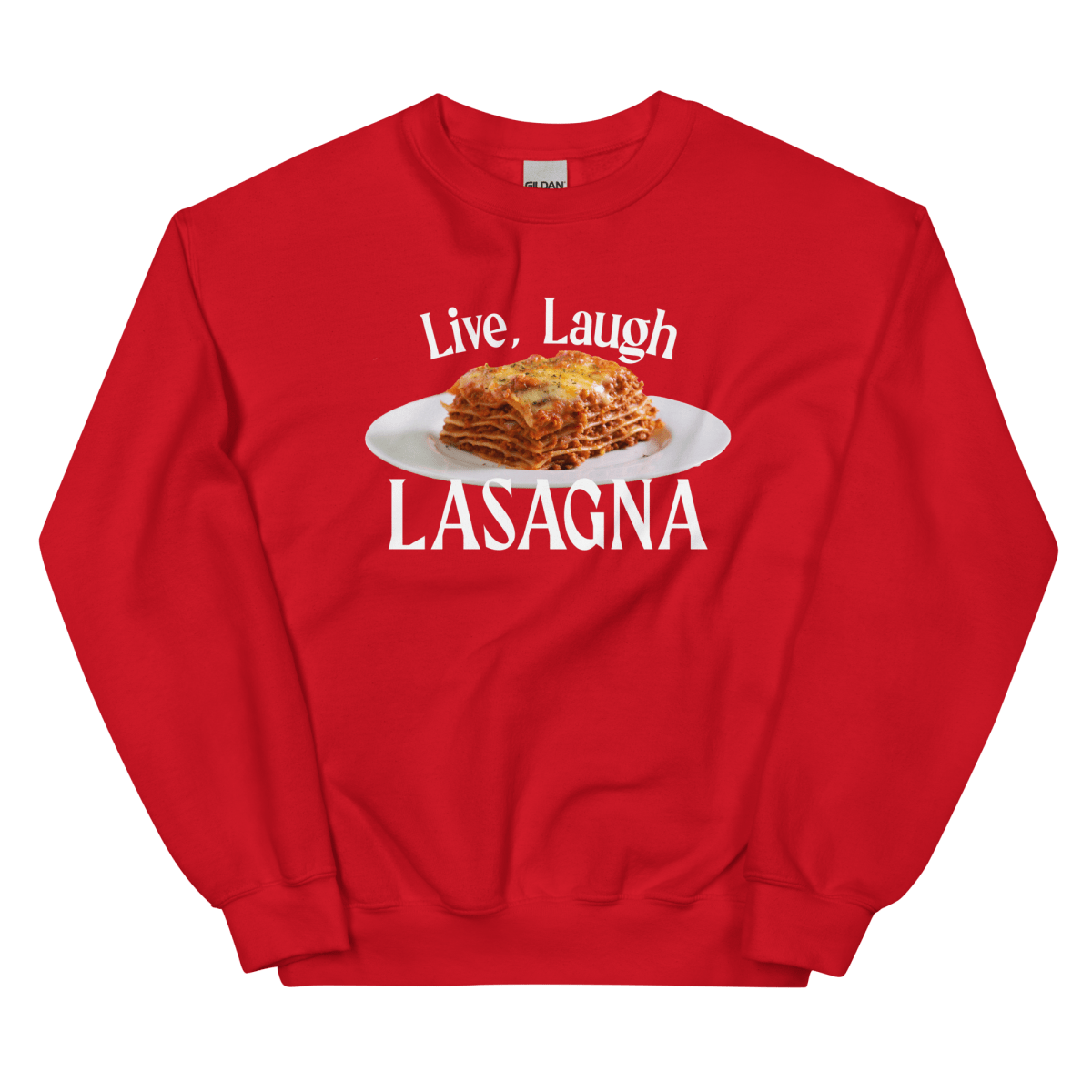 Live, Laugh, Lasagna - Polychrome Goods 🍊