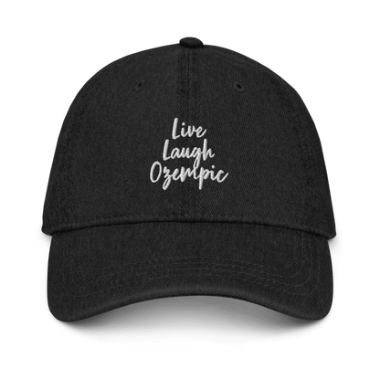 Live, Laugh, Ozempic Embroidered Hat - Polychrome Goods 🍊