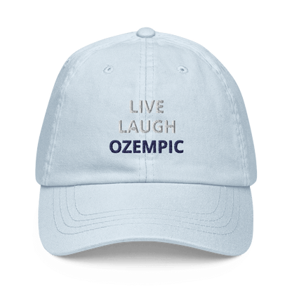 Live, Laugh, Ozempic Pastel Embroidered Dad Hat - Polychrome Goods 🍊