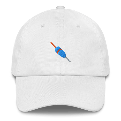 Lobster Buoy Embroidered Dad Hat - Blue/Orange