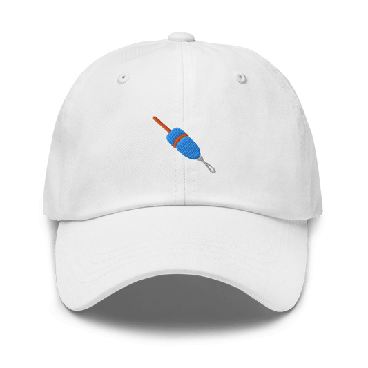 Lobster Buoy Embroidered Dad Hat - Blue/Orange - Polychrome Goods 🍊