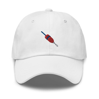 Lobster Buoy Embroidered Dad Hat - Red/Blue - Polychrome Goods 🍊