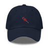 Lobster Buoy Embroidered Dad Hat - Red/Blue - Polychrome Goods 🍊