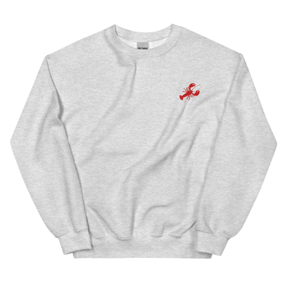 Lobster 🦞 Embroidered Sweatshirt - Polychrome Goods 🍊