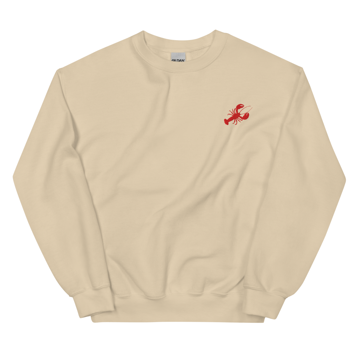 Lobster 🦞 Embroidered Sweatshirt - Polychrome Goods 🍊