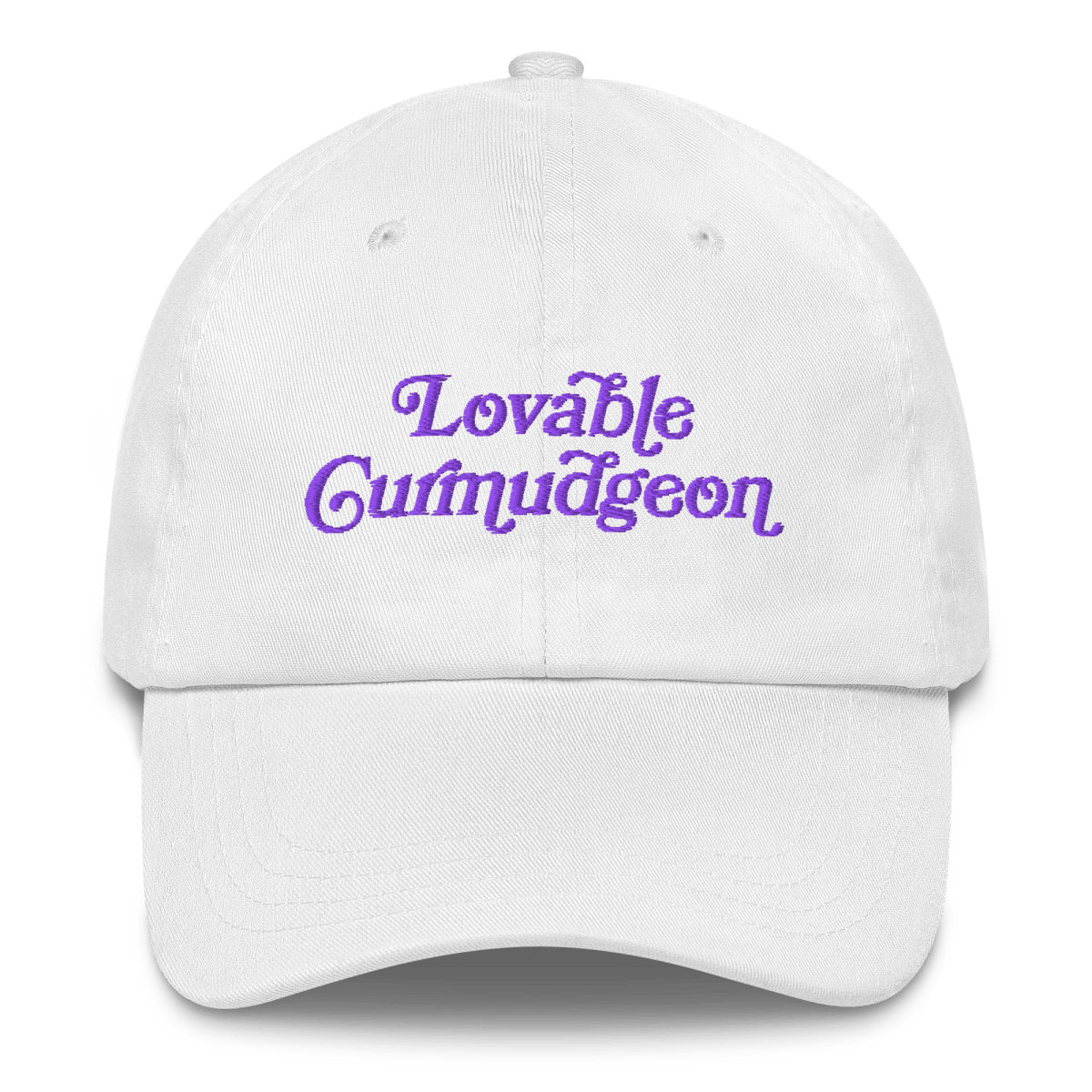 Lovable Curmudgeon Embroidered Hat - Polychrome Goods 🍊