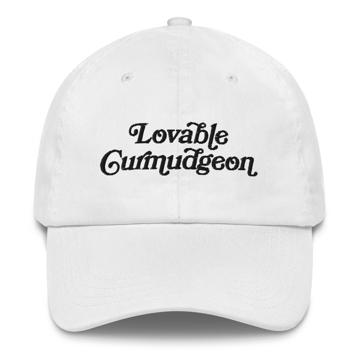 Lovable Curmudgeon Embroidered Hat - Polychrome Goods 🍊