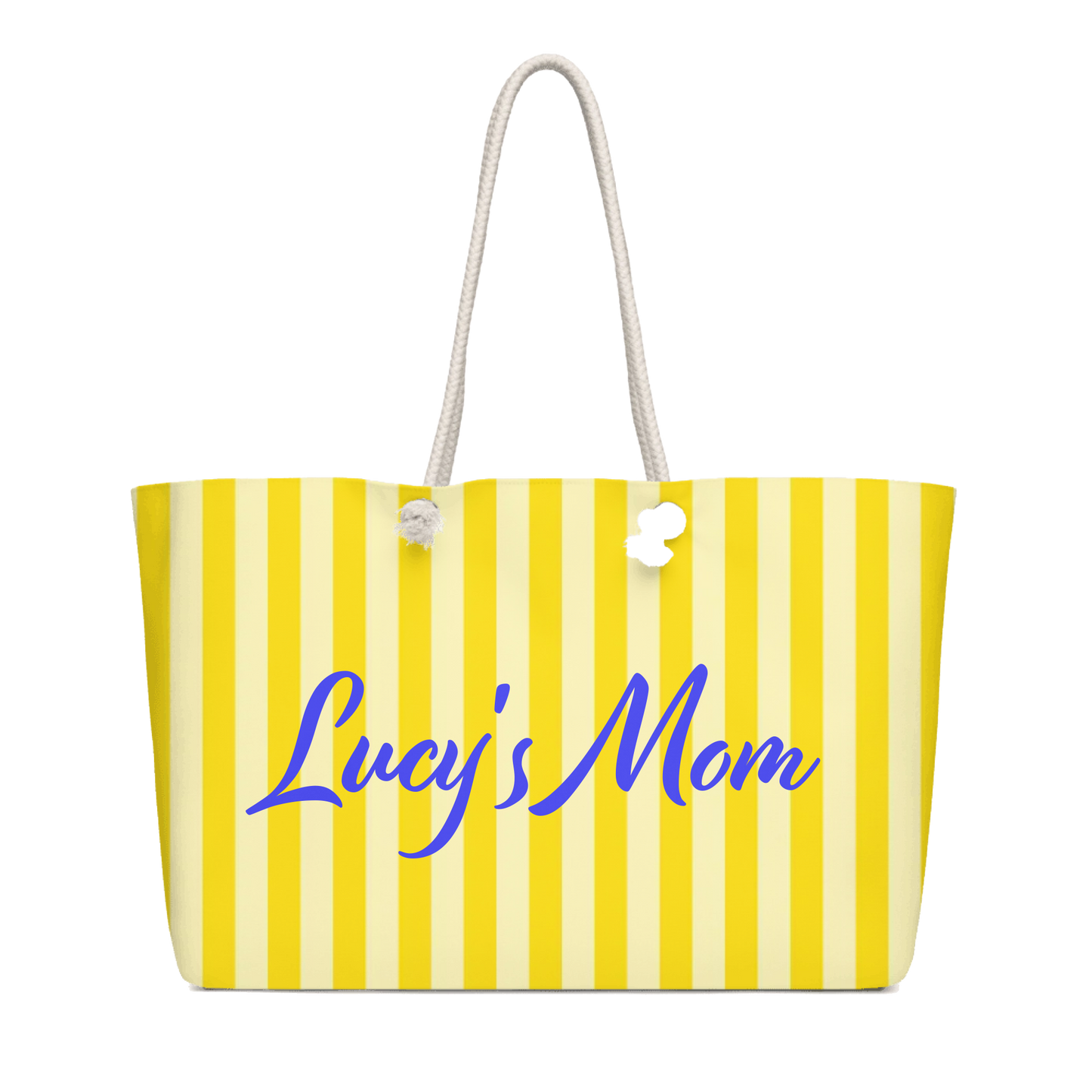 Striped Weekender Tote Bag - Personalize It!
