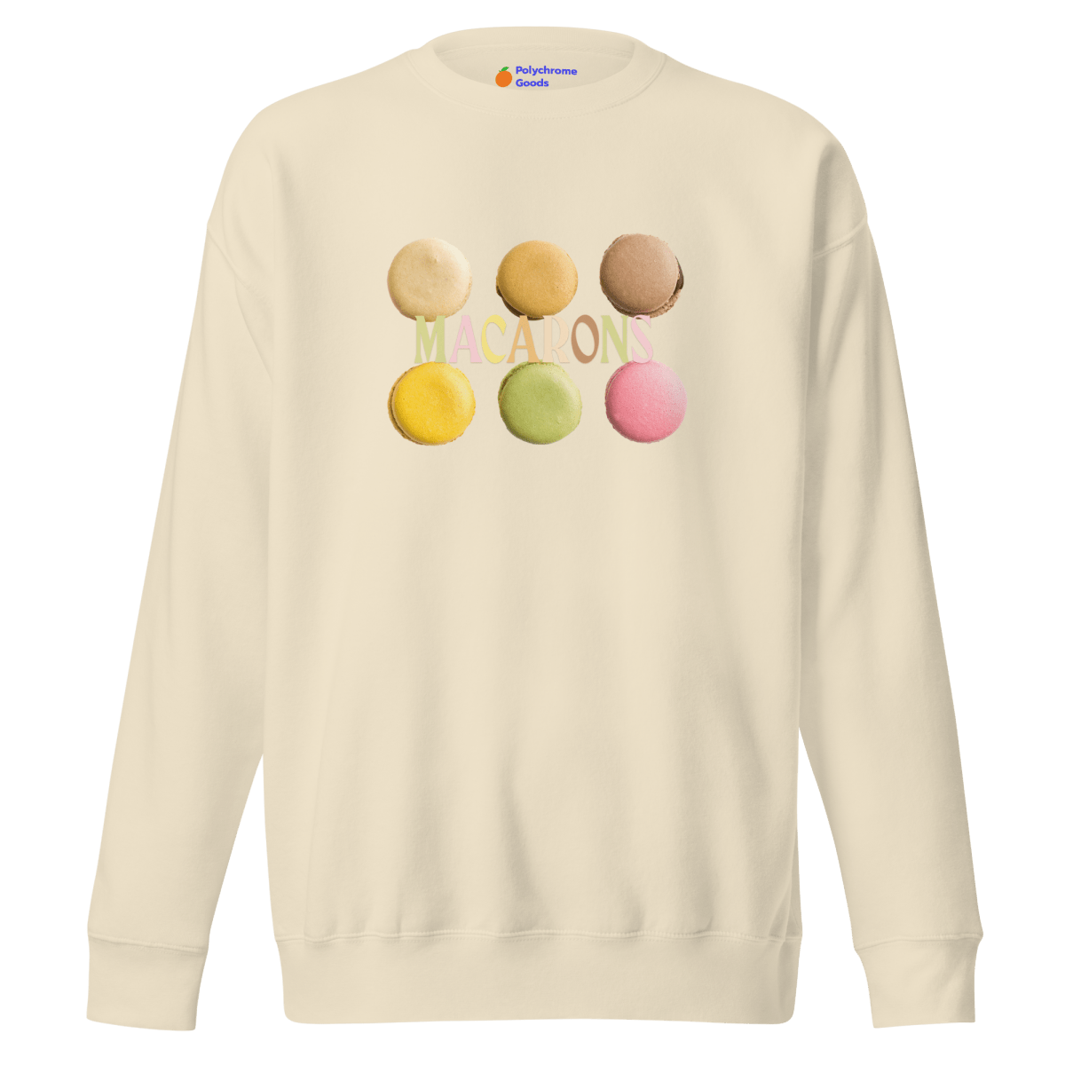 Macarons Sweatshirt - Polychrome Goods 🍊