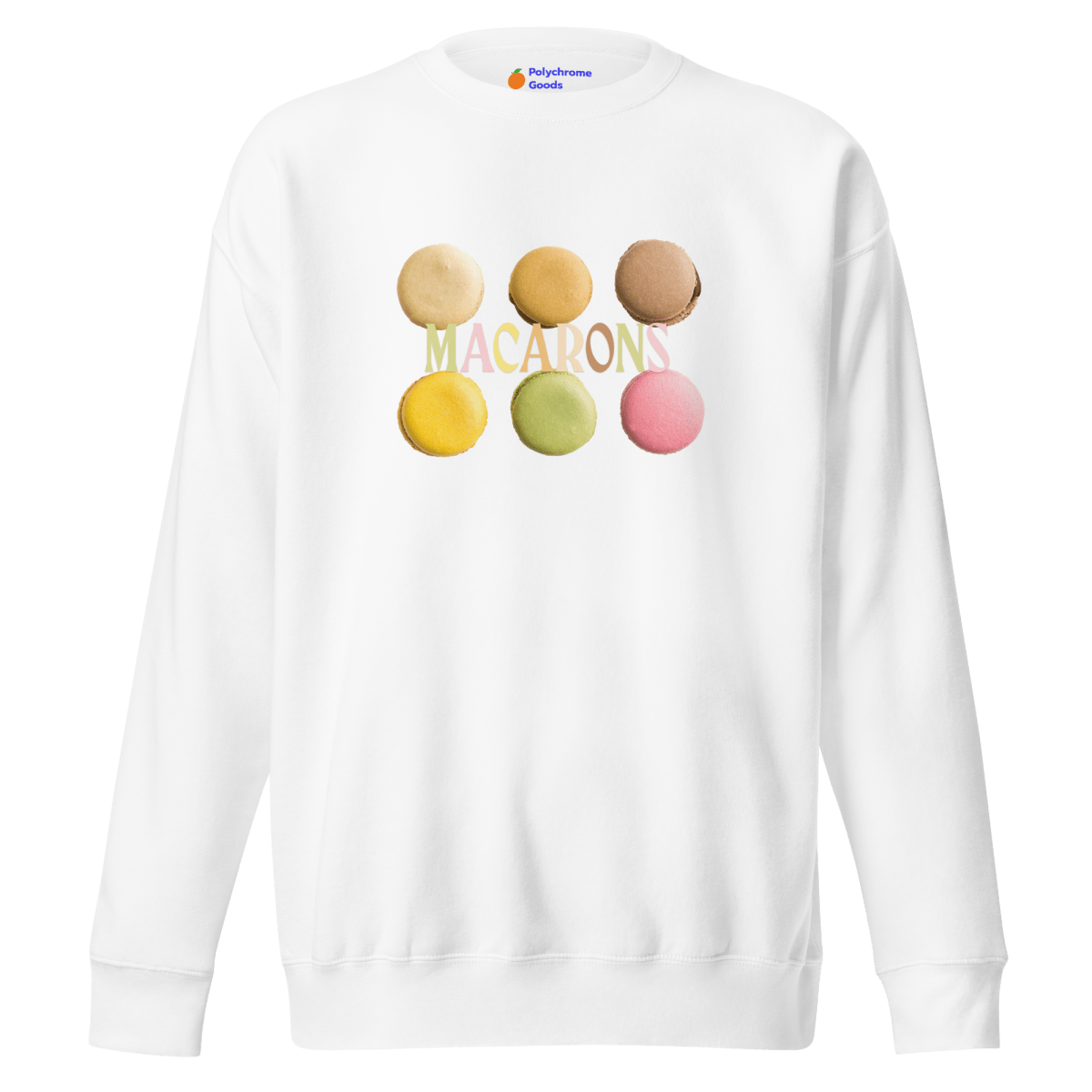 Macarons Sweatshirt - Polychrome Goods 🍊