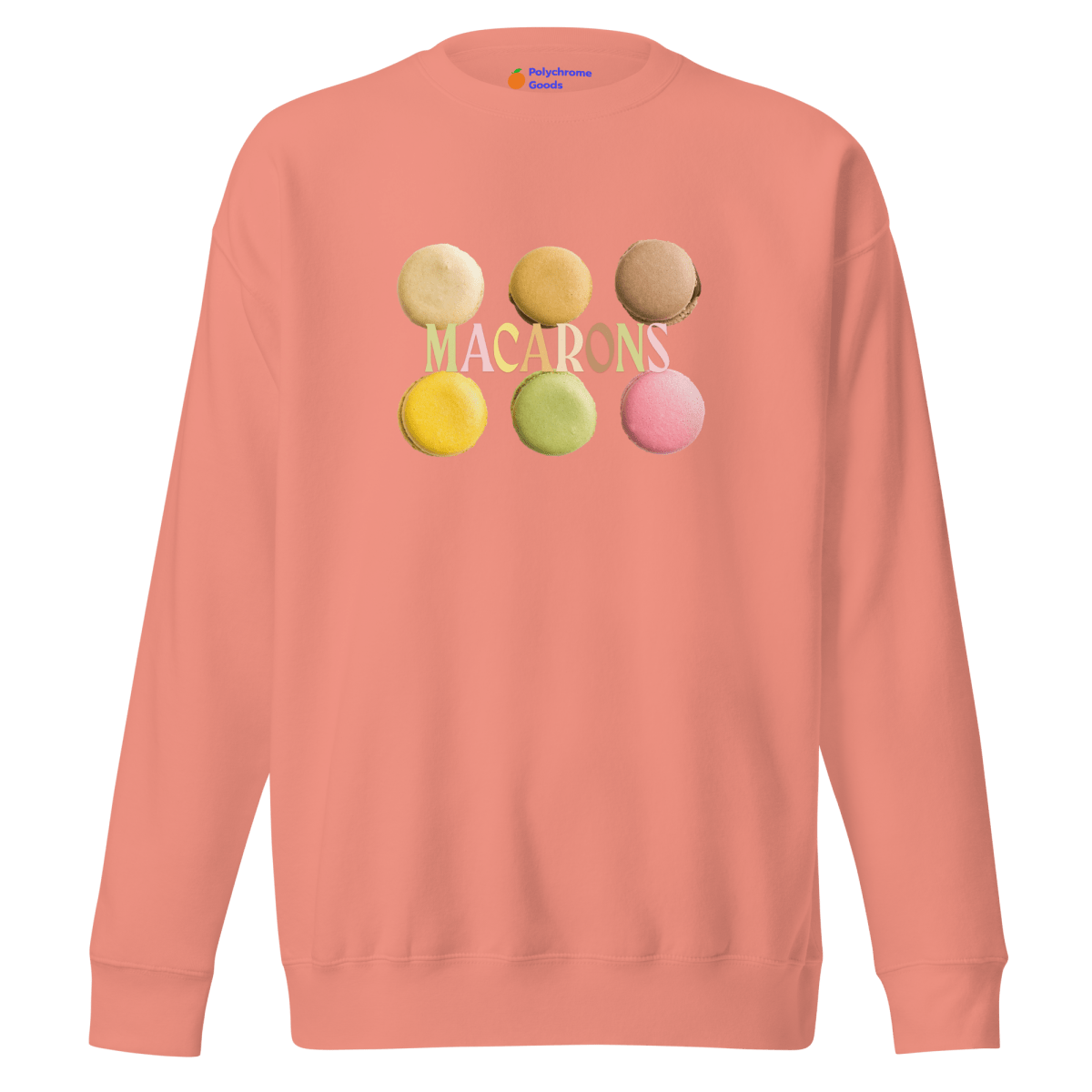 Macarons Sweatshirt - Polychrome Goods 🍊