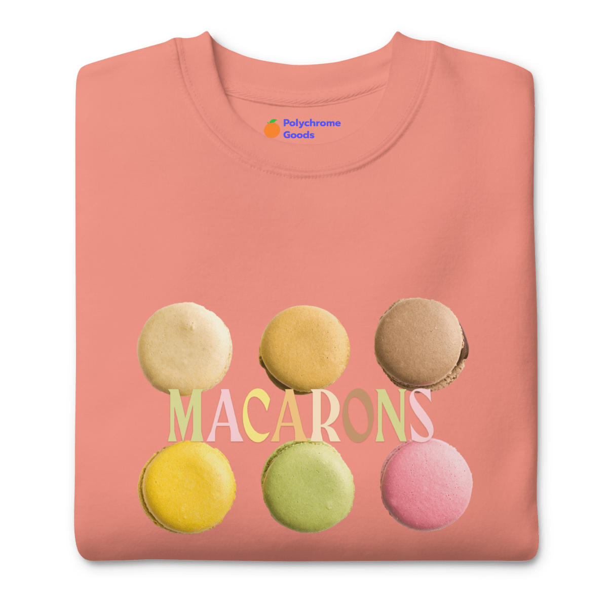 Macarons Sweatshirt - Polychrome Goods 🍊