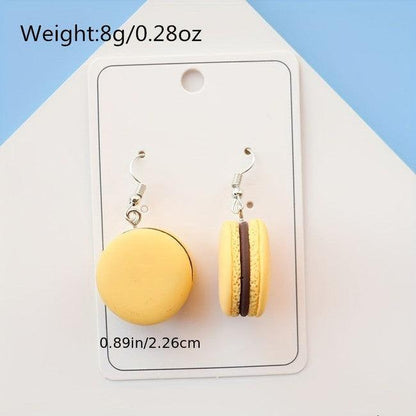 Macaroon Pendant Earrings - Polychrome Goods 🍊