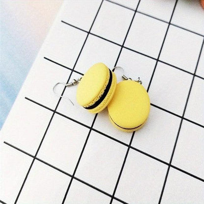 Macaroon Pendant Earrings - Polychrome Goods 🍊