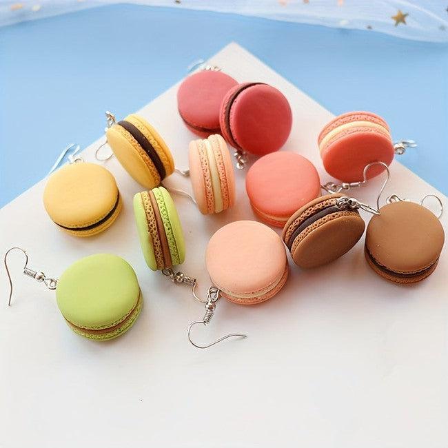 Macaroon Pendant Earrings - Polychrome Goods 🍊