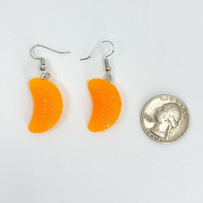 Mandarin Orange Slice Earrings - Polychrome Goods 🍊