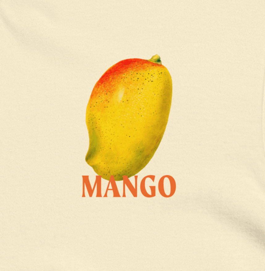 Mango (mango) Print T-Shirt - Polychrome Goods 🍊