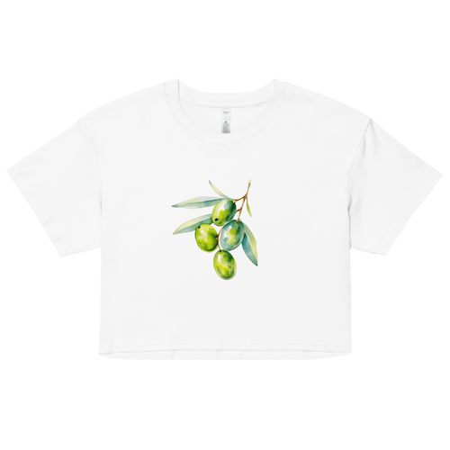 Mediterranean Olives Crop Top