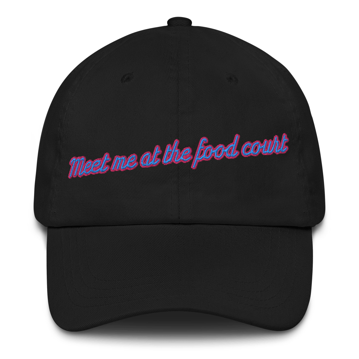 Meet me at the food court Embroidered Hat - Polychrome Goods 🍊