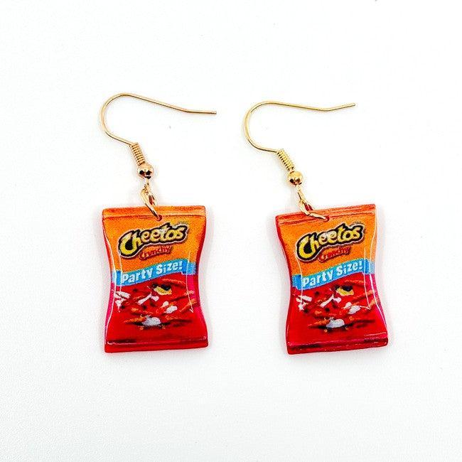 Mini 3D Cheetos Earrings - Polychrome Goods 🍊