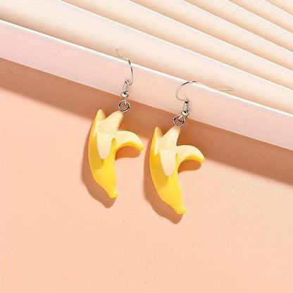 Mini Banana Earrings - Polychrome Goods 🍊