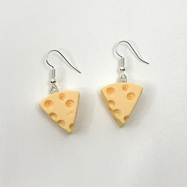 Mini Cheese Earrings - Polychrome Goods 🍊