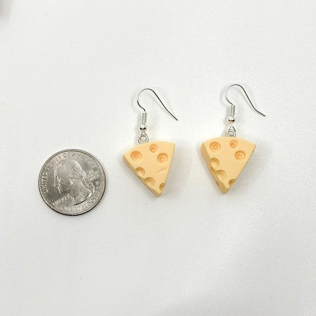 Mini Cheese Earrings - Polychrome Goods 🍊