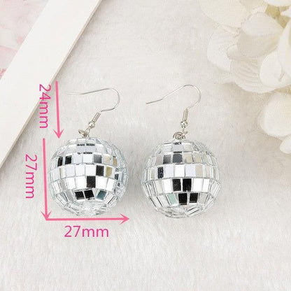 Mini Disco Ball Earrings - Polychrome Goods 🍊