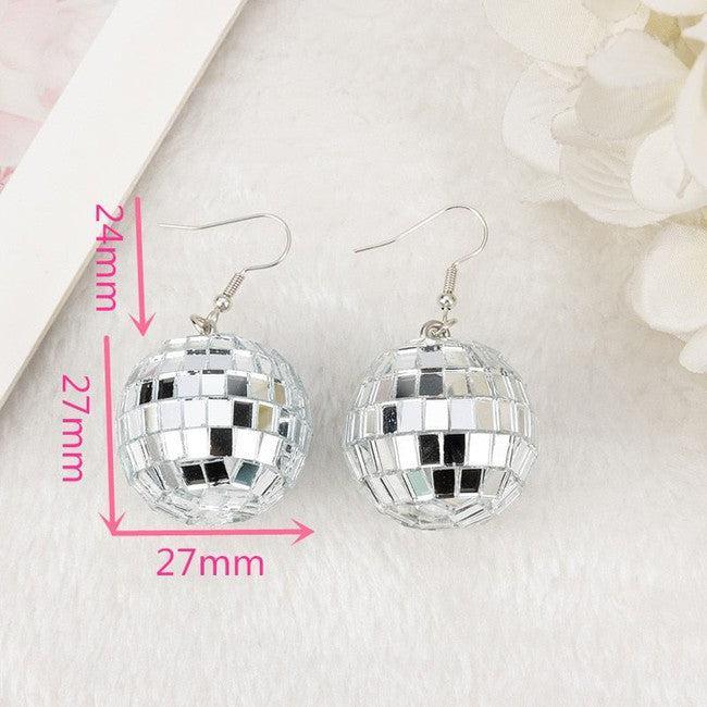 Mini Disco Ball Earrings Polychrome Goods