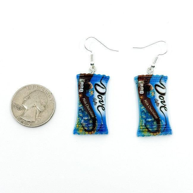 Mini Dove Milk Chocolate Earrings - Polychrome Goods 🍊