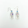 Mini Evian Water Bottle Earrings - Polychrome Goods 🍊
