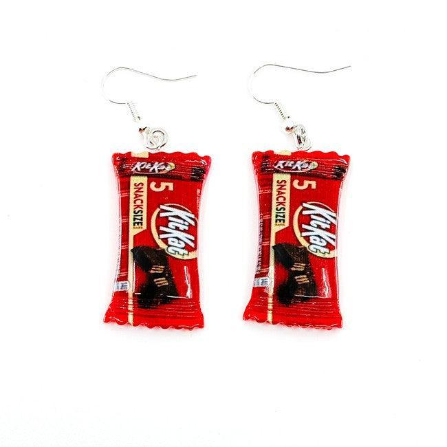 Mini Kit-Kat Candy Earrings - Polychrome Goods 🍊