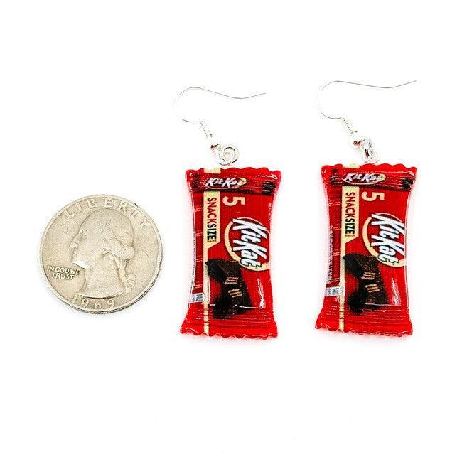 Mini Kit-Kat Candy Earrings - Polychrome Goods 🍊