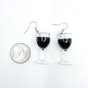 Mini Red & White Wine Earrings - Polychrome Goods 🍊