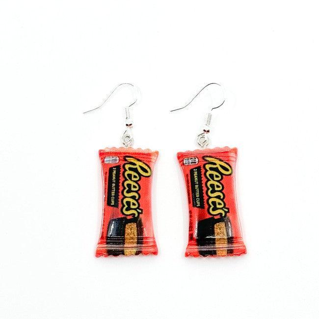 Mini Reeses Peanut Butter Cups Earrings - Polychrome Goods 🍊