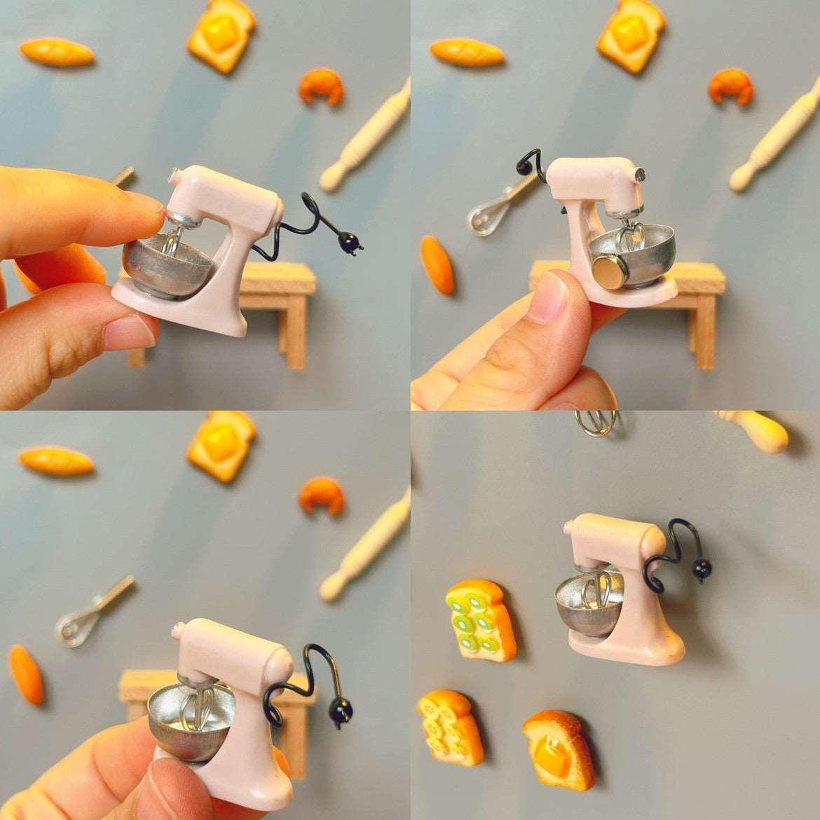 Mini Stand Mixer Baking Set Magnets Polychrome Goods