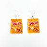 Mini Twix Candy Bar Earrings - Polychrome Goods 🍊