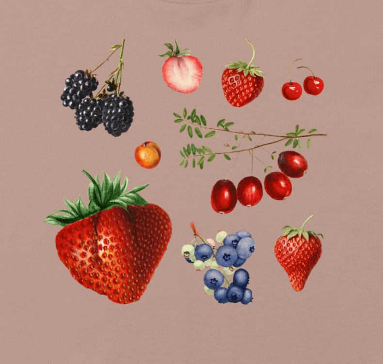 Mixed Berries Crop Top Polychrome Goods