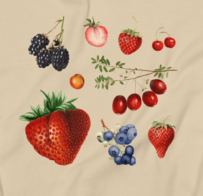 Mixed Berries Unisex Sweatshirt Polychrome Goods