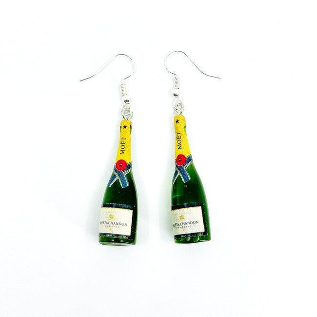 Moët & Chandon Champagne Earrings - Polychrome Goods 🍊