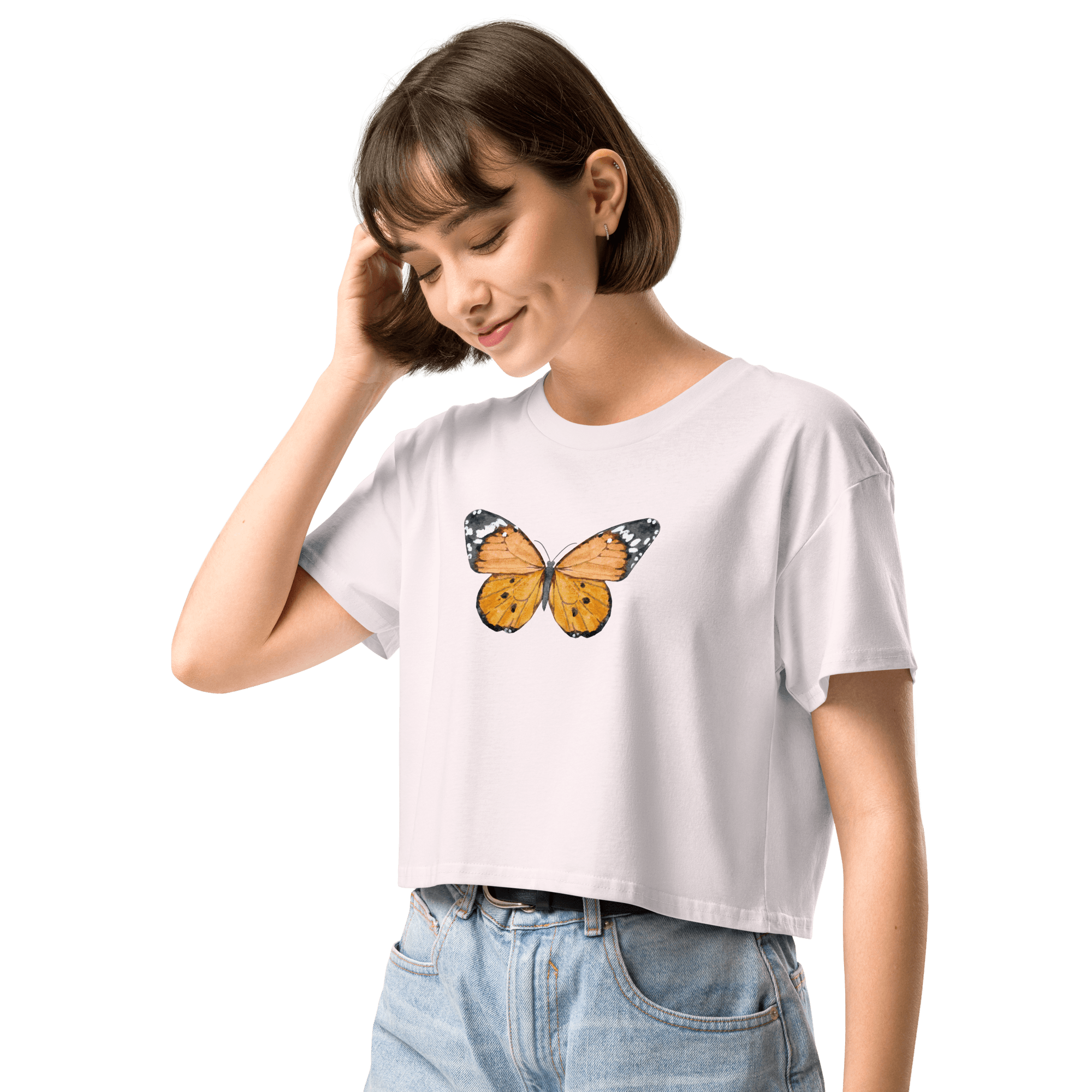 Monarch Butterfly Crop Top - Polychrome Goods 🍊