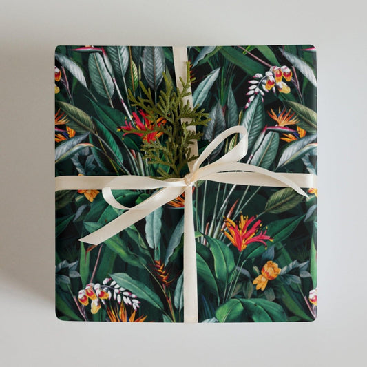 "Monte" Tropical Floral Wrapping Paper - Polychrome Goods 🍊