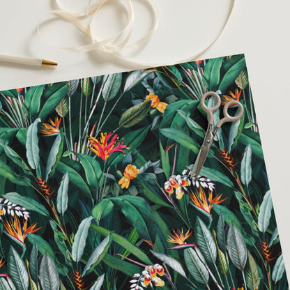 "Monte" Tropical Floral Wrapping Paper - Polychrome Goods 🍊