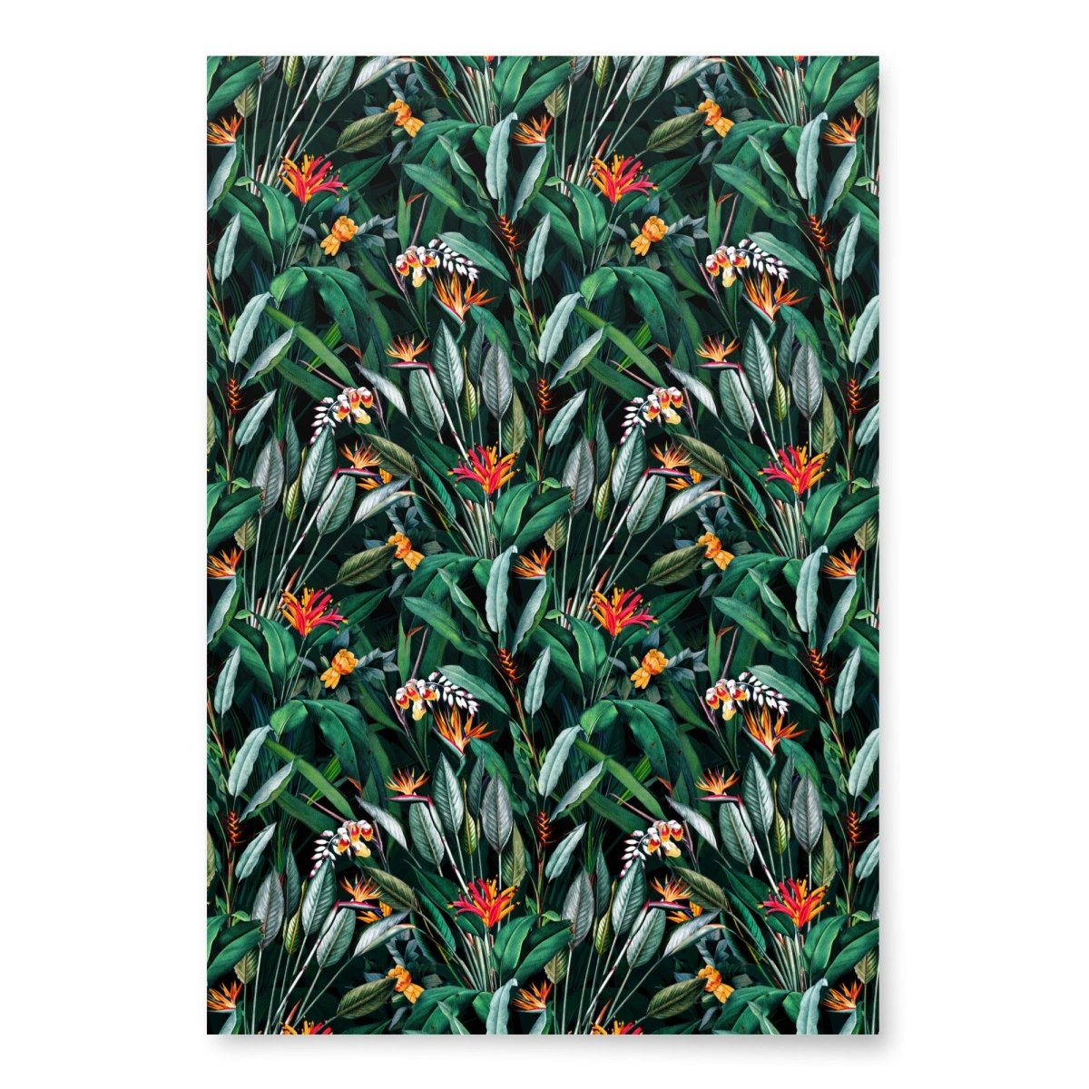 "Monte" Tropical Floral Wrapping Paper - Polychrome Goods 🍊