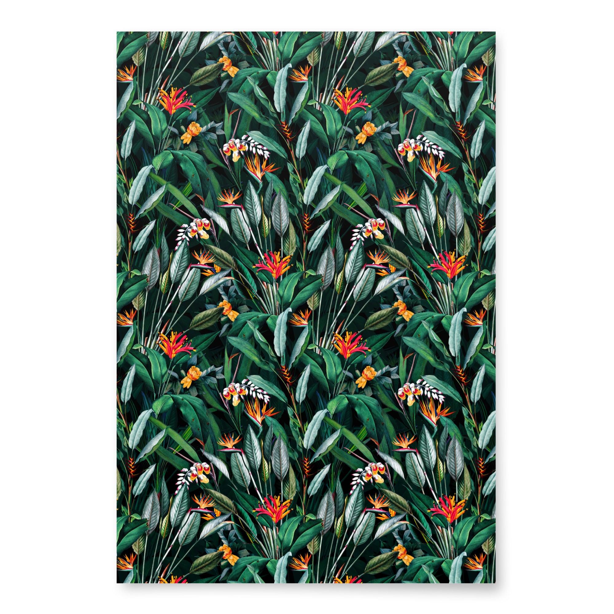 "Monte" Tropical Floral Wrapping Paper - Polychrome Goods 🍊