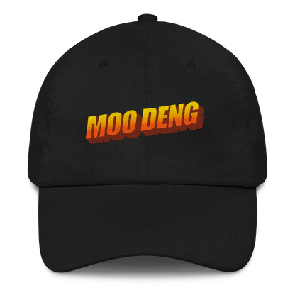 Moo Deng WordArt Embroidered Hat - Polychrome Goods 🍊