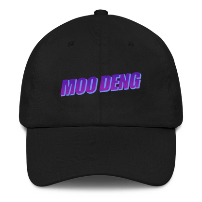 Moo Deng WordArt Embroidered Hat - Polychrome Goods 🍊