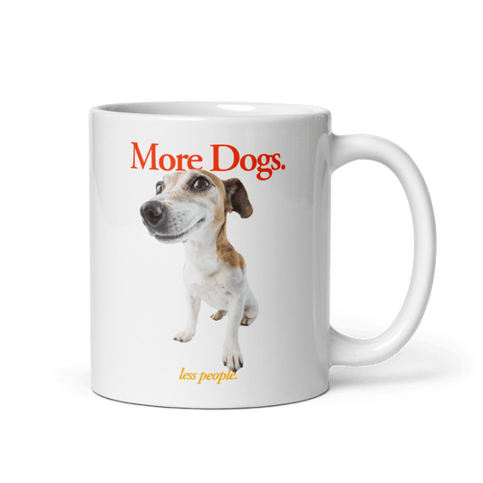 More Dogs, Less People Mug - Polychrome Goods 🍊