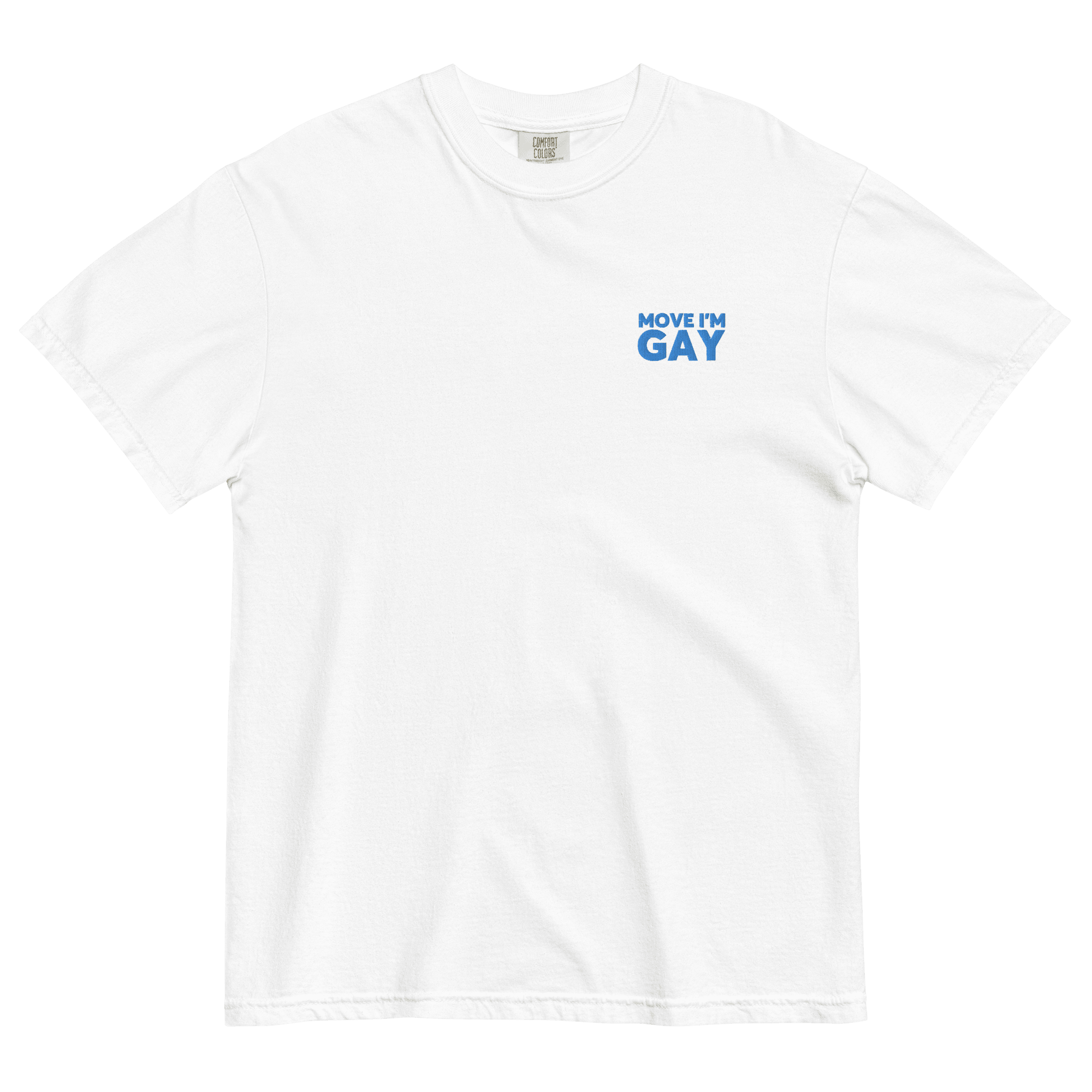 Move I'm GAY Embroidered Shirt for Pride - Polychrome Goods 🍊