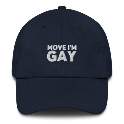 Move I'm GAY Embroidered Hat for Pride - Polychrome Goods 🍊